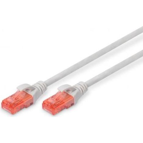DIGITUS Patchkabel Cat6 U/UTP 2xRJ45 1.5m grau Hebelschutz (DK-1617-015)