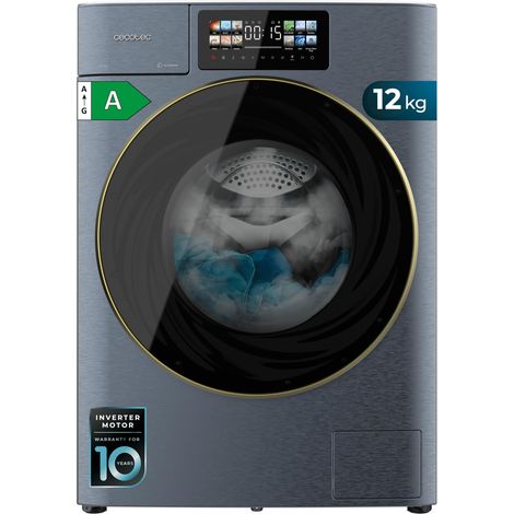 Lave-linge séchant avec 10 kg de capacité pour le lavage et 7 kg pour le séchage, 1500 tr/min et moteur Inverter Plus.