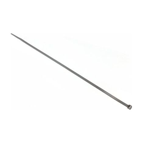 Lot de 100 attaches de câble argentées pour enjoliveurs de 30,5 cm (1/2)