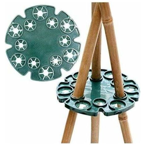 Lot de 6 supports en bambou pour perruque, pour plantes grimpantes, tomates, concombres, clématites (1/5)