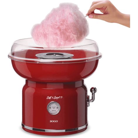 Zuckerwattemaschine sogo cc-ss-11975 500W LED leicht zu reinigen (1/4)