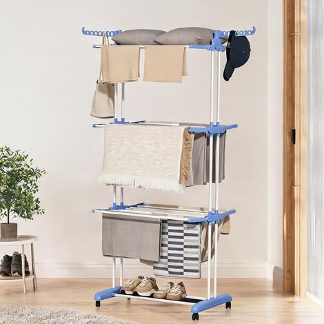 SunJet Porte-manteau, vestiaire sur pied, Séchoir étendoir à linge - Réf. 90VJ83P1V7LZ (1/5)