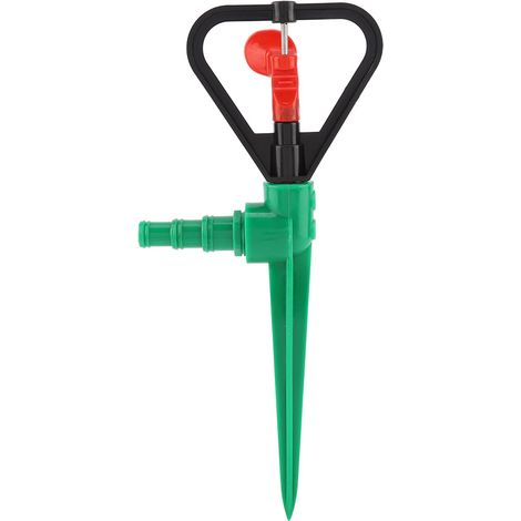 Arroseur de jardin en plastique 1/2 pouce, 360 degrés, piquet d'irrigation goutte à goutte (1/5)