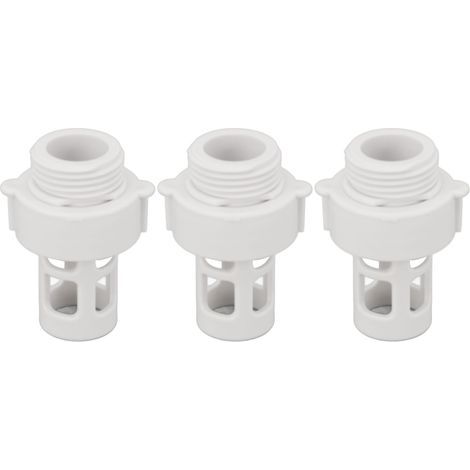 3 Connecteurs Bouchon Vidange Tuyau – Adaptateur Piscine pour Rondes Intex 10184, Filetage 25mm pour Évacuation Eau Facile (1/5)