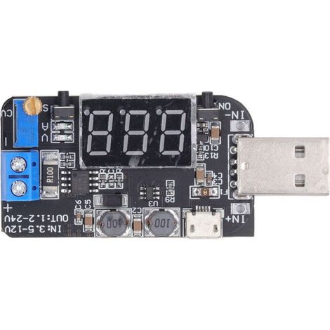 Convertisseur élévateur/abaisseur 5V vers multiples tensions – 3,3V 9V 12V 18V 24V – Carte alimentation USB (1/5)