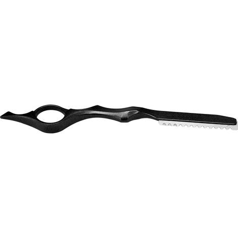 Rasoir de Coiffure Professionnel pour Dégrader et Éclaircir les Cheveux - Noir (1/5)