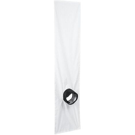 BUNTHAUS Kit d'étanchéité pour fenêtre de climatiseur à double ouverture de 2 m, Tissu d'étanchéité pour grille d'aération de climatiseur, Déflecteur de flux (1/5)