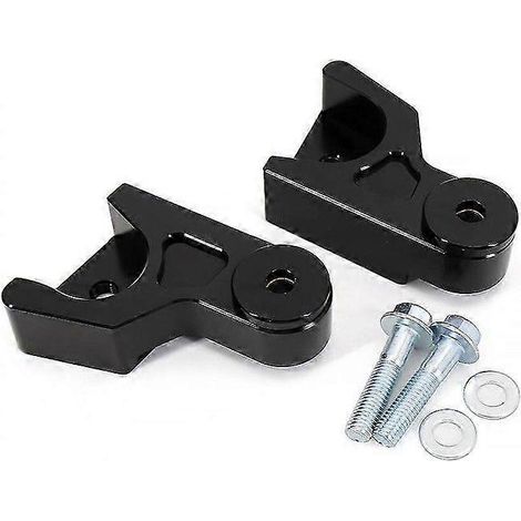 25-mm-CNC-gefrästes Aluminium-Tieferlegungskit für die Hinterachse der Honda ADV350 (Modell 2022) – Schwarz (1/5)