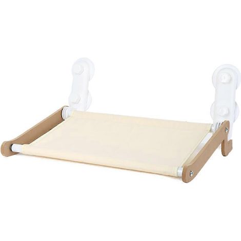 Hamac pour chat avec perchoir, lit pliable de fenêtre, siège de rebord de fenêtre, chaise longue sans fil pour chatons avec ventouses robustes, A (1/5)