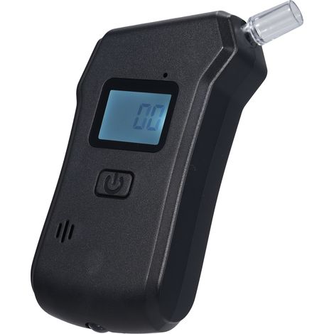 éthylotest portable avec écran LCD et lampe LED d'urgence pour une utilisation à domicile, professionnelle ou sociale. (1/5)