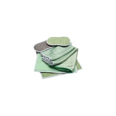 Lot de 6 chiffons de nettoyage de vitres en microfibre de bambou, chiffons de nettoyage réutilisables, chiffons de nettoyage ultra absorbants et non pelucheux