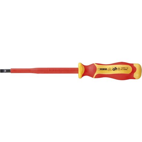 Tournevis plat isole 1000 V 8 x 175 mm
