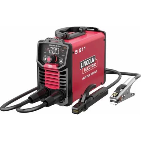 Lincoln Electric – Poste à souder inverter MMA/TIG 230V 10-200A – Réglage numérique – ARC FORCE – Démarrage à chaud – 54705 (1/2)