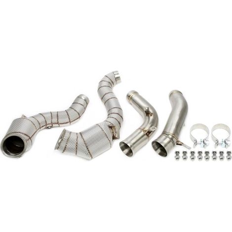 Downpipe Echappement Inox Mercedes Classe E W213 de 2017 a 2023-avec cata-41165661 (1/2)