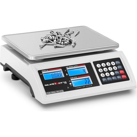 Báscula contadora industrial profesional inventario 30 kg 0,5 g batería 80 h 140000025 (1/5)
