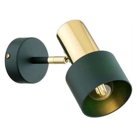 [NEUWERTIG] Argon 8111 Wandspot Doria E27 15 W 230 V Grün Messing Wandlampe Lampe Leuchte B-Ware