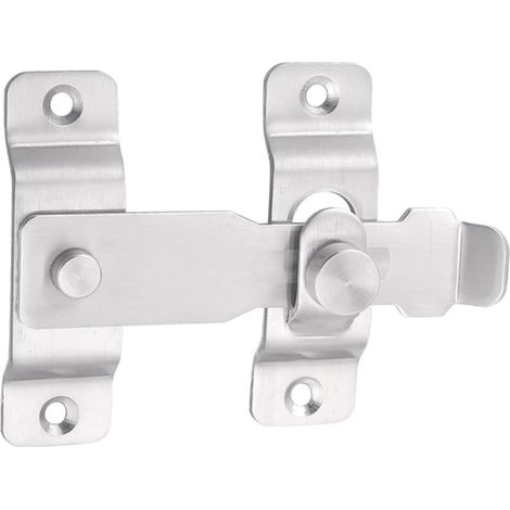 Serrures De Porte Coulissantes Et Fenêtres 82 X 110 Mm En Acier Inoxydable Verrous Temporaires Pour Portes Et Fenêtres Adaptés À La Maison (1/5)