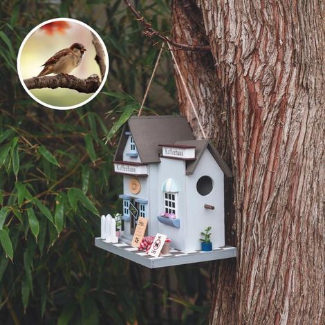 Gardigo® Vogelhaus Kaffeehaus ein gelungener Eye-Catcher