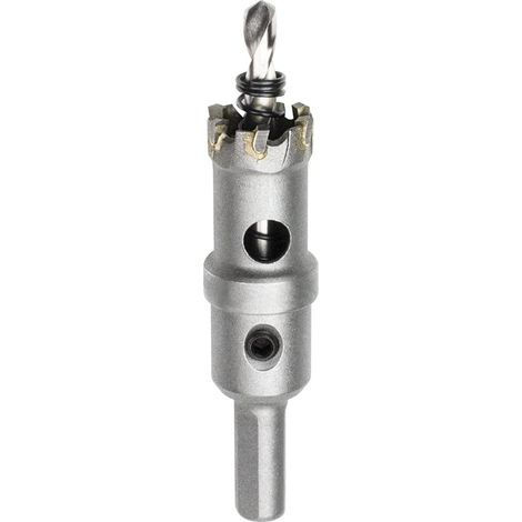 Foret de Scie Cloche en Métal, Coupeur de Trou de Dents en Carbure de Tungstène pour Tôle D'acier Inoxydable, Métal, Alliage, Fer, Bois (20mm) (1/5)