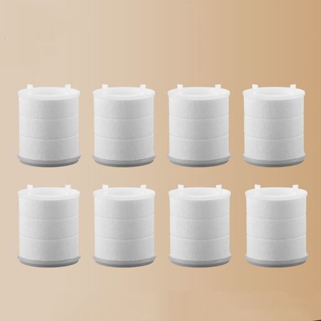Cartuchos de filtro de algodón (8 unidades) para agua del grifo: eliminan eficazmente las impurezas. (1/2)