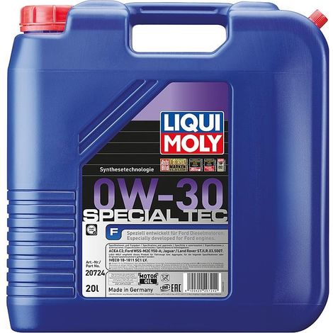 Huile moteur roulement LIQUI MOLY Special Tec F OW-32 bidon 20l