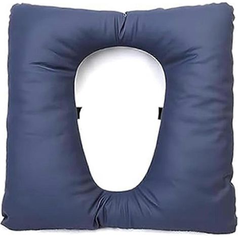 Coussin de chevet pour chaise percée, housse lavable en PU 42 cm x 42 cm (16,5 po x 16,5 po) A (1/4)