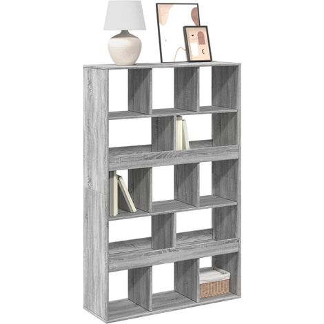 Bücherregal Grau Sonoma 100x33x156,5 cm Holzwerkstoff (1/5)
