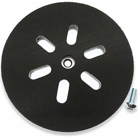 Plateau de ponçage de 150 mm - Pour ponceuse excentrique Bosch GEX 150 AC, PEX 15 AE, GEX 150 Turbo - 150 mm avec vis Poweka