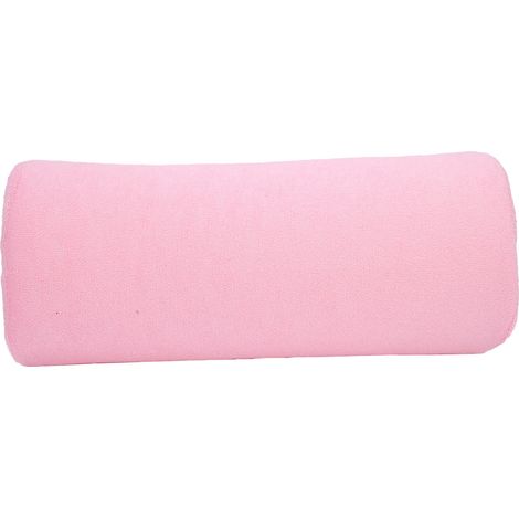 Coussin repose-main doux pour salon de manucure, coussinet amovible rose, support de main ergonomique. (1/5)