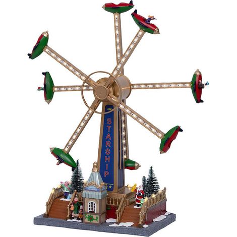 Lumineo Weihnachtslichterszene mit warmem LED Licht