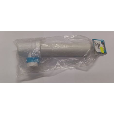 TUBO LISCIO PP CON AERATORE Ø40MMx250MM- IN PLASTICA COLORE BIANCO (1/2)