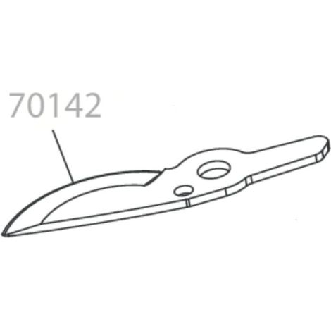 Lame pour élagueur / coupe-branches Outils Wolf - 70142