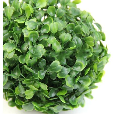 Boule végétale en plastique vert, décoration extérieure pour jardin et mariage, fête, herbe artificielle (1/5)