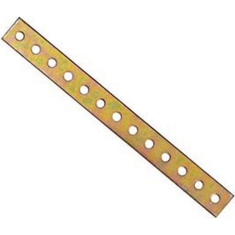50PZ LASTRINA DI GIUNZIONE FORATA ANGOLI DRITTI - mm.200x20