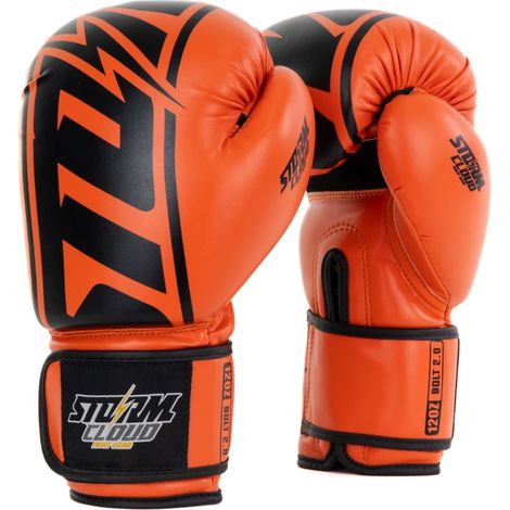 Gants de boxe StormCloud Bolt 2.0 orange fluo 12 oz (1/5)
