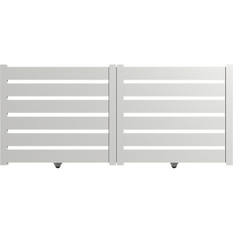 Packit – Portail aluminium coulissant 3000mm – Hauteur 1500mm – Résistant à la corrosion – Montage facile – Made in France