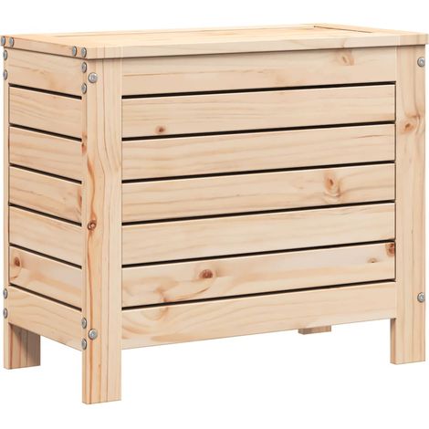Maison Exclusive - Gartenhocker 62x31,5x52 cm Massivholz Kiefer (1/5)