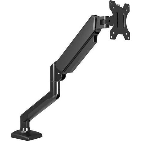 Monitor desk stand with one arm for 13-32 inch screens, tilt, swivel, ergonomic monitor stand with gas spring and cable management, 75/100 mm MUMU (1/4)
