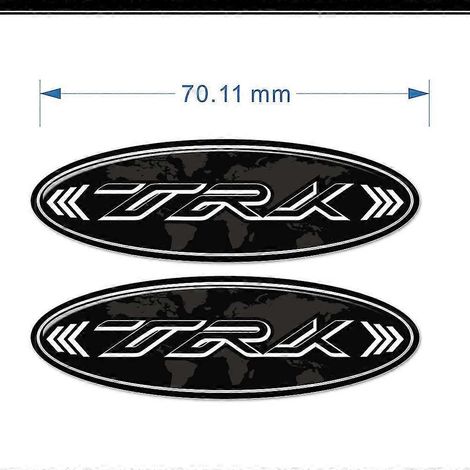 Kit essence/huile pour Benelli 800x, TRK502, TRK 250, 500, 800, 521, 502 X, TRK521 : protège-genoux, sacoches, autocollants, protection de réservoir – TRK6 (1/5)