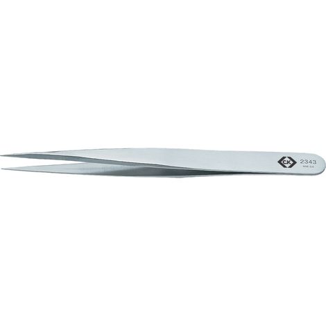 C.K T2343 Präzisionspinzette MM SA Spitz, fein 130 mm