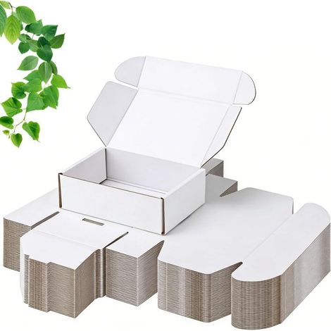 Irovami Boîtes expédition carton – 20, 6x4x1,57″, cadeau (1/5)