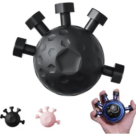 Renforceur de préhension pour les doigts, nouvel appareil d'entraînement de la force de préhension 2025, appareil d'entraînement sphérique en silicone pour la force de préhension, appareil d'exercice (1/4)