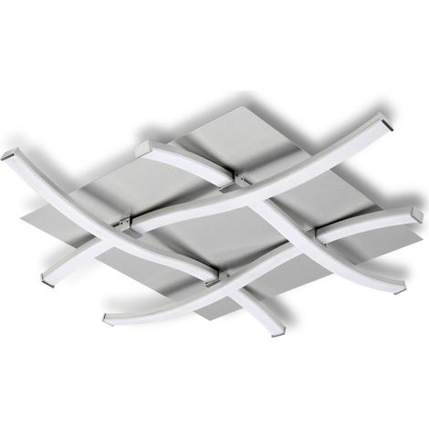 Plafonnier design carré - NUR - ampoule led deco mantra (1/3)