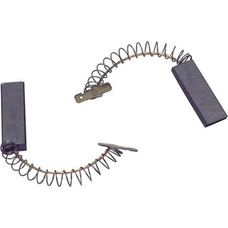 Juego 2 escobillas 5x12 5x35 c/muelle y faston 5 m