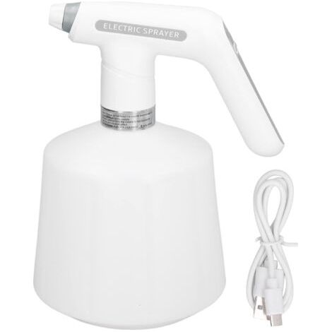 QORVA-Pulvérisateur de pulvérisation électrique pulvérisateur à Batterie Rechargeable pour l'arrosage du Jardin, Chargement USB Sprinkler ABS et HDPE (2l) (1/4)