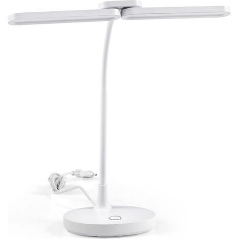 Lampe de bureau LED Lumanova D6 8 W blanche hjh OFFICE (1/5)