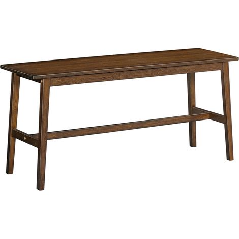 Banc d’Entrée en Bambou, Banc de Cuisine, Siège pour Salle à Manger, Salon, entrée, Facile à Assembler, Robuste et Stable, Moka (1/5)