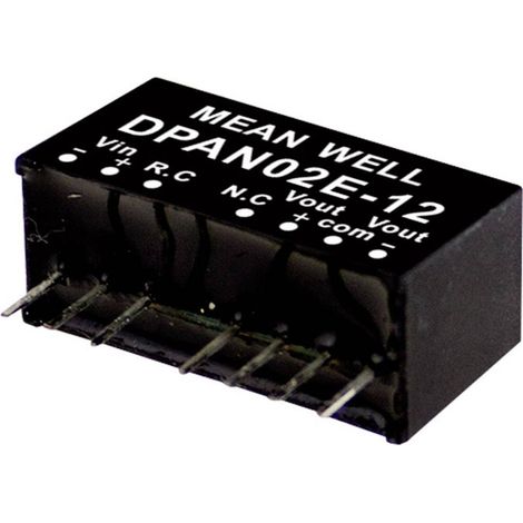 Module convertisseur CC/CC Mean Well DPAN02B-05 Nbr. de sorties: 2 x 200 mA 2 W 1 pc(s) Q121402 (1/2)