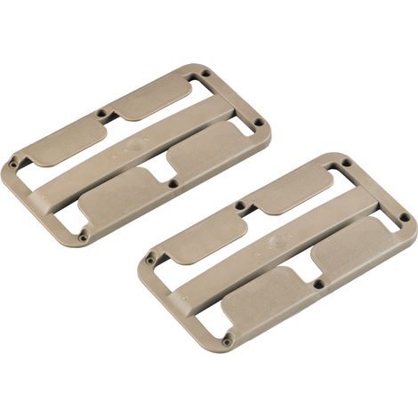 Froli Stielglashalter 2-er Set beigegrau