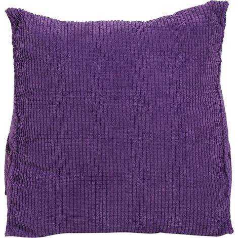 1 Coussin triangulaire, rembourrage laine perlée, fermeture éclair, poche latérale, salon chambre(Troisième trimestre : septembre) (1/5)